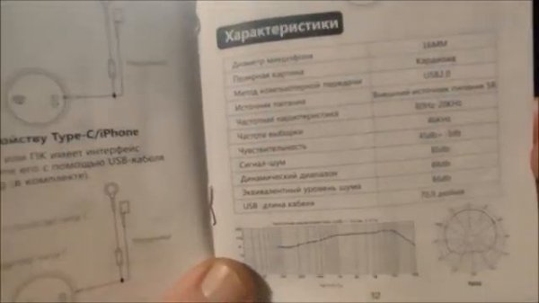 USB-микрофон ZealSound K66 для ПК с управлением громкостью и выходом для наушников, обзор