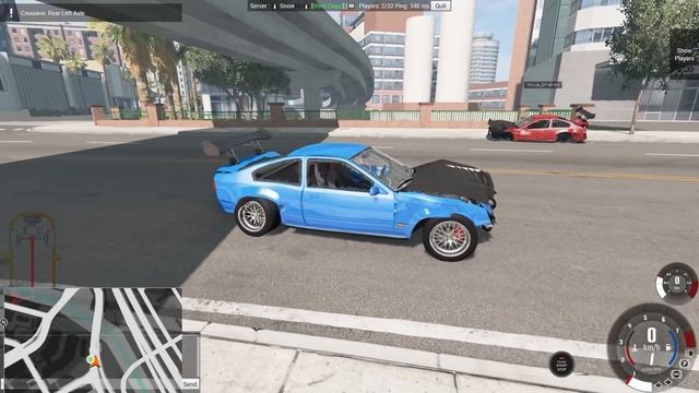 ДРИФТ ДОГОНЯЛКИ в Мультиплеере BeamNG Drive (BeamMP)