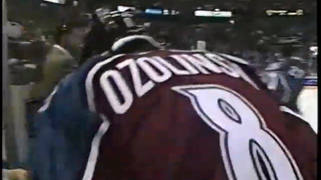 Valeri Kamensky's goal vs Oilers from Ozolinsh's pass (15 oct 1997) смотреть онлайн