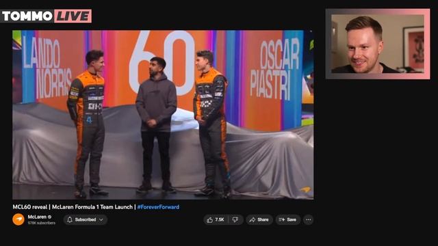 LIVE: Let's watch the McLaren 2023 Formula 1 Car Launch смотреть онлайн