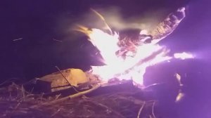 Сон  костра под звездным небом