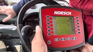 Хорш пронто настройка нормы высева