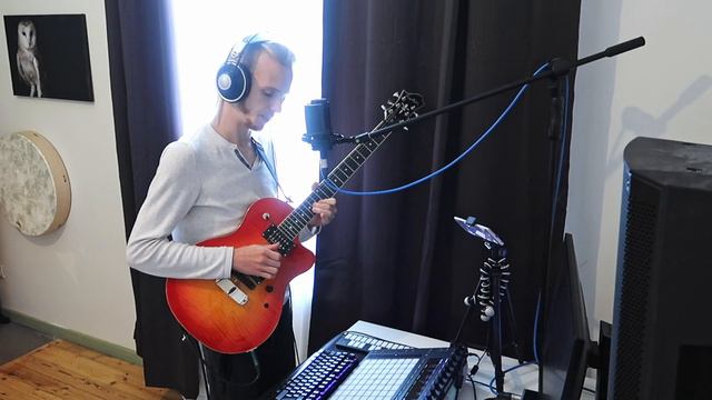GUITAR LIVE LOOPING | WAKAN TANKA by Quentin Damour (ft. Alex Grey) | #ABLETON Performance смотреть онлайн