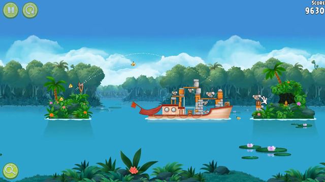 🐓🕊🦅🐦 Angry Birds Rio. Эпизод "Цветущая река" ("Blossom River"). Прохождение. смотреть онлайн