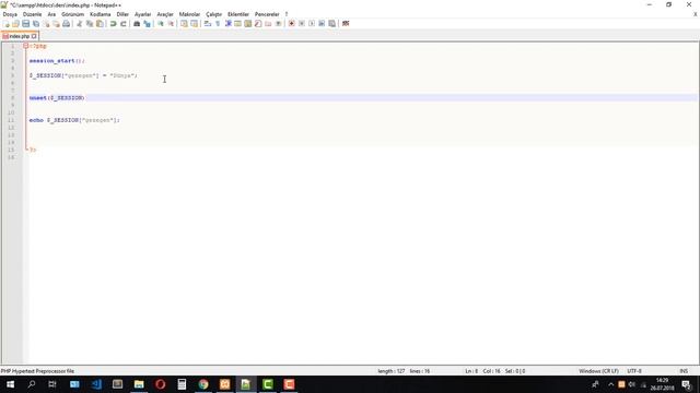 Php Dersleri - Bölüm 8 (Session) | 2018 смотреть онлайн