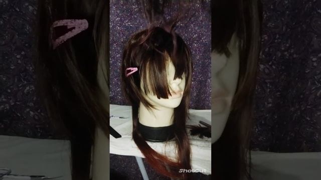 Genshin Impact- hu tao wig. Укладка парика на Ху Тао смотреть онлайн