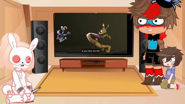 FNAF security breach(Vanny,Gregory, Freddy) react to “[FNAF SFM] Glitchtrap meets Vanny TM смотреть онлайн