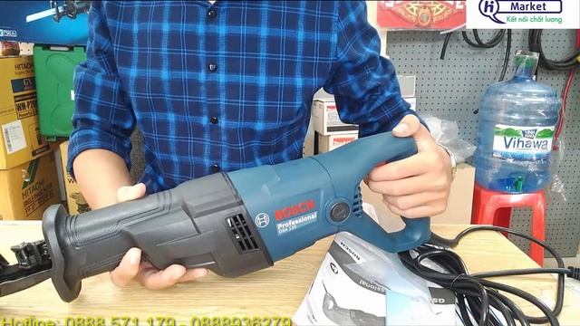 Máy Cưa Kiếm Bosch GSA 120 Có Lưỡi Cưa Sắc Bén, độ Dài Xọc 29mm, Himarket Vn, Tel 0911278855