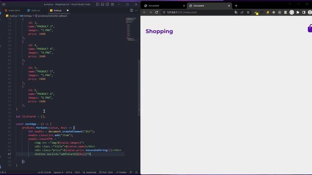 Build a Shopping Cart with Javascript смотреть онлайн