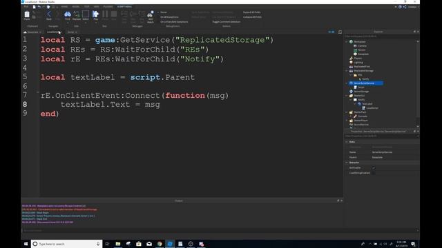 Roblox Studio: Player Notification System (Remote Event Fire Client / Fire All Clients) смотреть онлайн