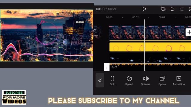 Fiery Audio Spectrum Edit In CAPCUT App | Audio Spectrum Tutorial смотреть онлайн
