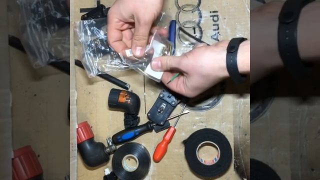Как обжать оптический кабель для автомобиля Audi. смотреть онлайн