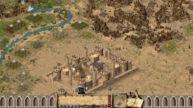 Stronghold Crusader - Spectacular AI Battles #025: Wazir and Caliph vs. Frederick and Abbot смотреть онлайн