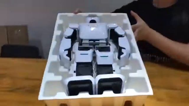 Pure White A4 Paper Pulp Moulded Robot Packaging Insert смотреть онлайн