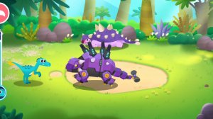 Малышки Панды Кики и Мюмю спасают Анкилозавра | Мультфильм про динозавров для детей