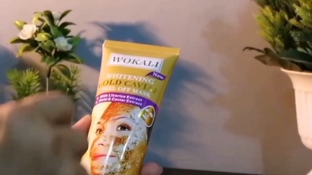 WOKALI Whitening Gold Caviar Peel Off Mask | Skin Whitening Mask | Gold Mask