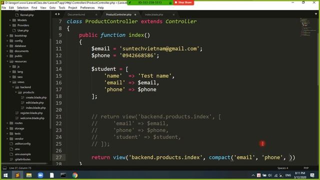 Laravel & Vue class DAY 2 - Học online vì dich Corona смотреть онлайн