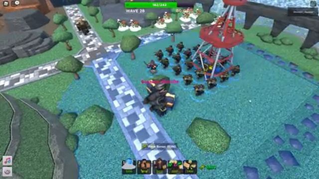 New Golden Soldiers and Support Fallen Mode Roblox Tower Defense Simulator смотреть онлайн