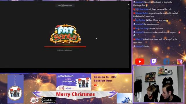 Christmas stream with Se7 Slots! Merry Christmas! смотреть онлайн