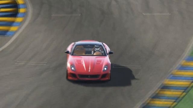 Battle Ferrari 599 GTO vs Ferrari 812 Sperfast vs Ferrari F12 TDF at Circuit de La Sarthe смотреть онлайн