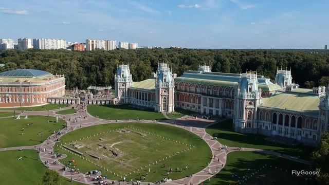 Усадьба Царицыно - Аэросъёмка смотреть онлайн