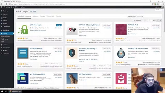 Como cambiar la URL de login en WordPress смотреть онлайн