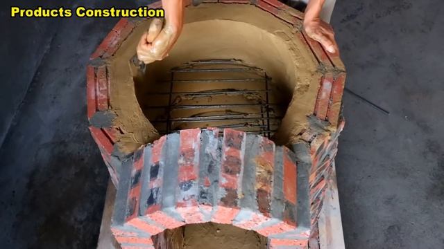 How To Build A Multi Purpose Oven On Old Pallet From Brick And Clay смотреть онлайн