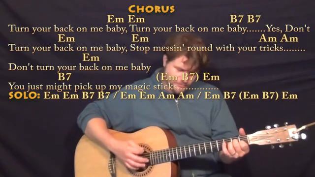 Black Magic Woman (Santana) Strum Guitar Cover Lesson in Em with Chords/Lyrics смотреть онлайн