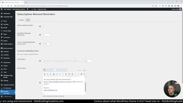 WooCommerce Subscriptions Renewal Reminders WordPress plugin overview смотреть онлайн