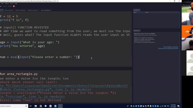 Python Boot Camp: Day 3, Session 2 --- Dr Cazalas смотреть онлайн