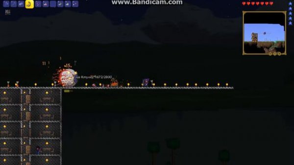 Боссы Террарии : 1 Глаз Ктулху