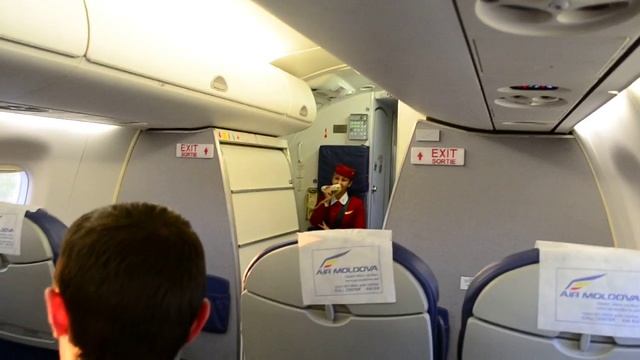 Air Moldova E190 Chisinau Airport Landing смотреть онлайн