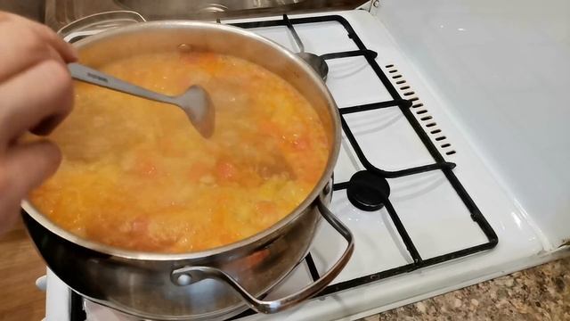 Суп с семгой и креветками, объеденье:) смотреть онлайн