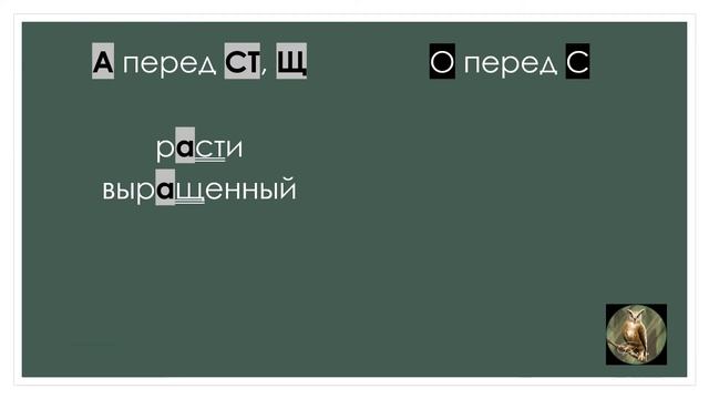 Чередование корней -раст- / -ращ- / -рос- смотреть онлайн
