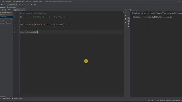 12 Exercise finding duplicates from list in python. смотреть онлайн