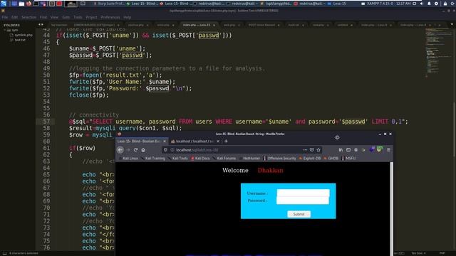 SQL Injection #33 | POST Blind injection Part 1 [Arabic] смотреть онлайн