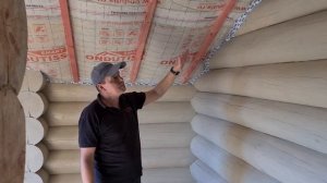 Пароизоляция в срубе, где необходима и зачем нужна ее проклейка.