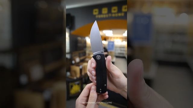 Складной нож Petrified Fish Beluga Mini сталь K110, рукоять Black G10 смотреть онлайн