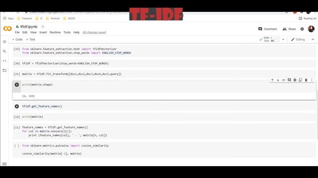 Finding the most similar documents using TF-IDF (Tfidfvectorizer) смотреть онлайн