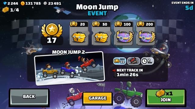 New Moon Jump Event - Hill Climb Racing 2 VIP GamePlay смотреть онлайн