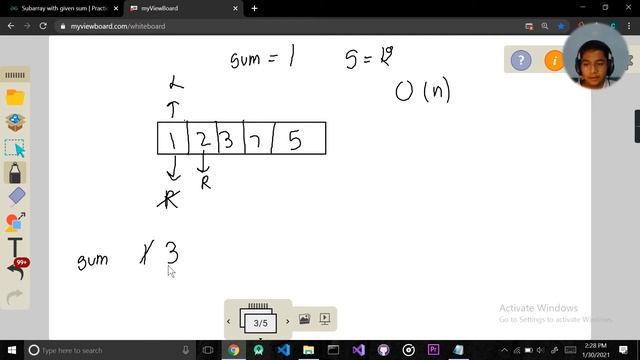 Find subarray with given sum | Must Do Coding Questions for Companies like Amazon, Microsoft, Adobe смотреть онлайн