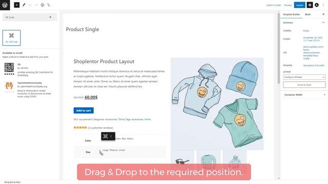 How to Add Product QR Code Gutenberg Block Using the ShopLentor (formerly WooLentor) смотреть онлайн
