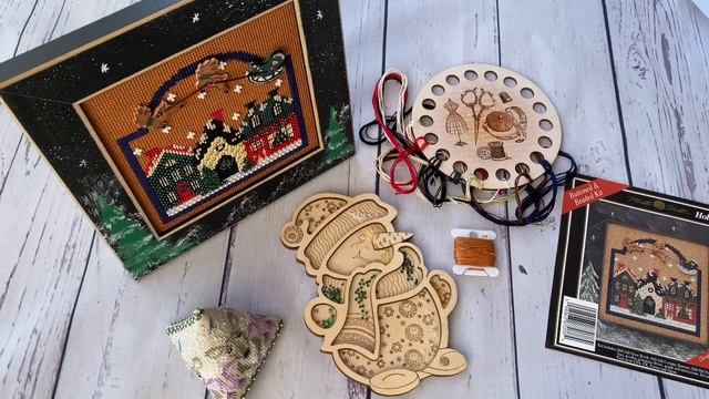 Flosstube #30 Just Nan & Mill Hill finished works смотреть онлайн