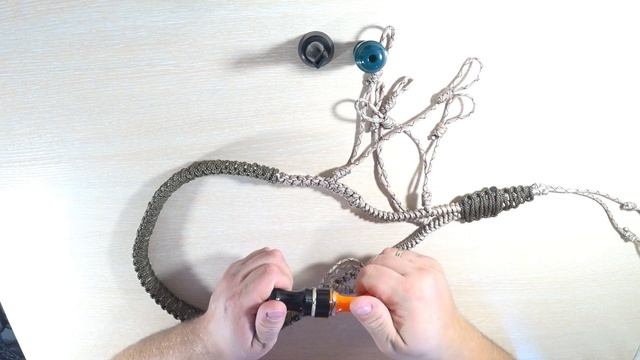 Крутой подвес для утиных манков из паракорда почти даром. смотреть онлайн