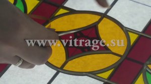 Пленочный (накладной) витраж своими руками. Видеоурок по изготовлению накладного витража.