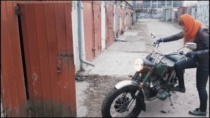 Пробуждение Урала 2018 - Завод мотоцикла Урал - Девушка на мотоцикле Урал