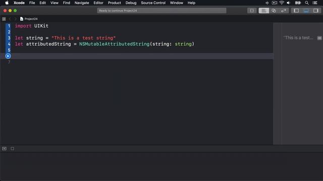 Formatting strings with NSAttributedString – Swift Strings, part 4 смотреть онлайн