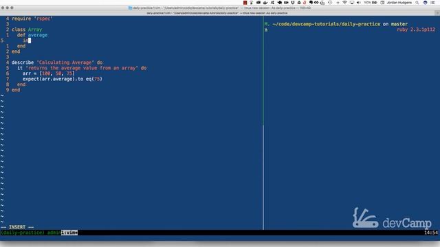 Finding the Average Value in an Array in Ruby смотреть онлайн