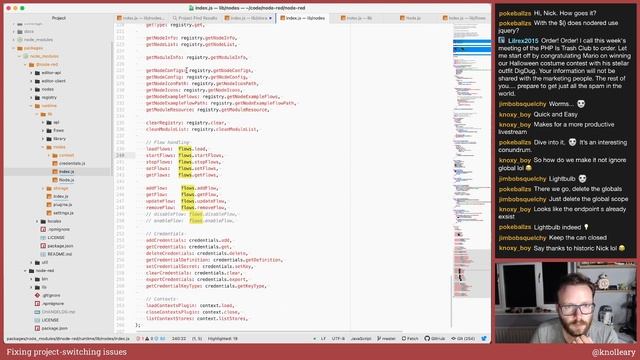 Fixing project-switching issues - developing node-red stream - 1st November 2021 смотреть онлайн
