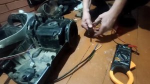тестируем двигатель пылесоса Samsung